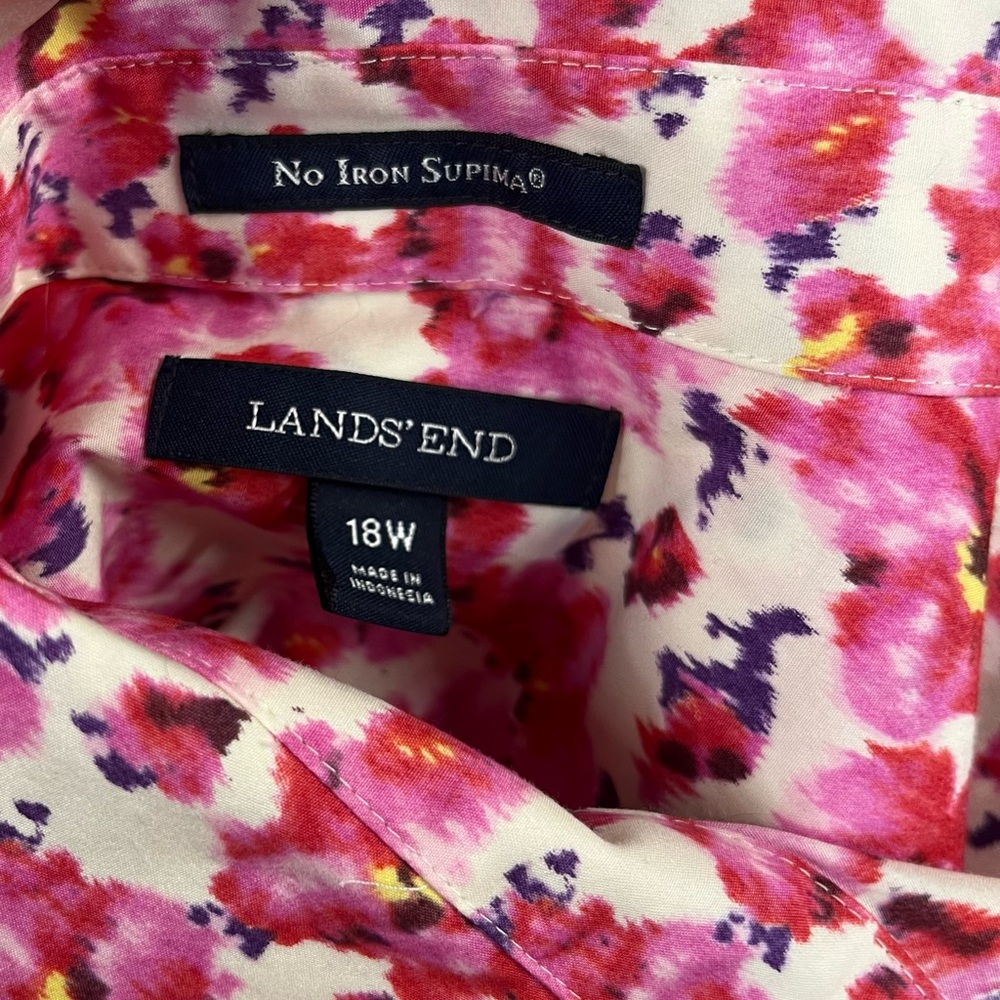 Lands End No Iron shirt size 18W - Picture 6 of 8